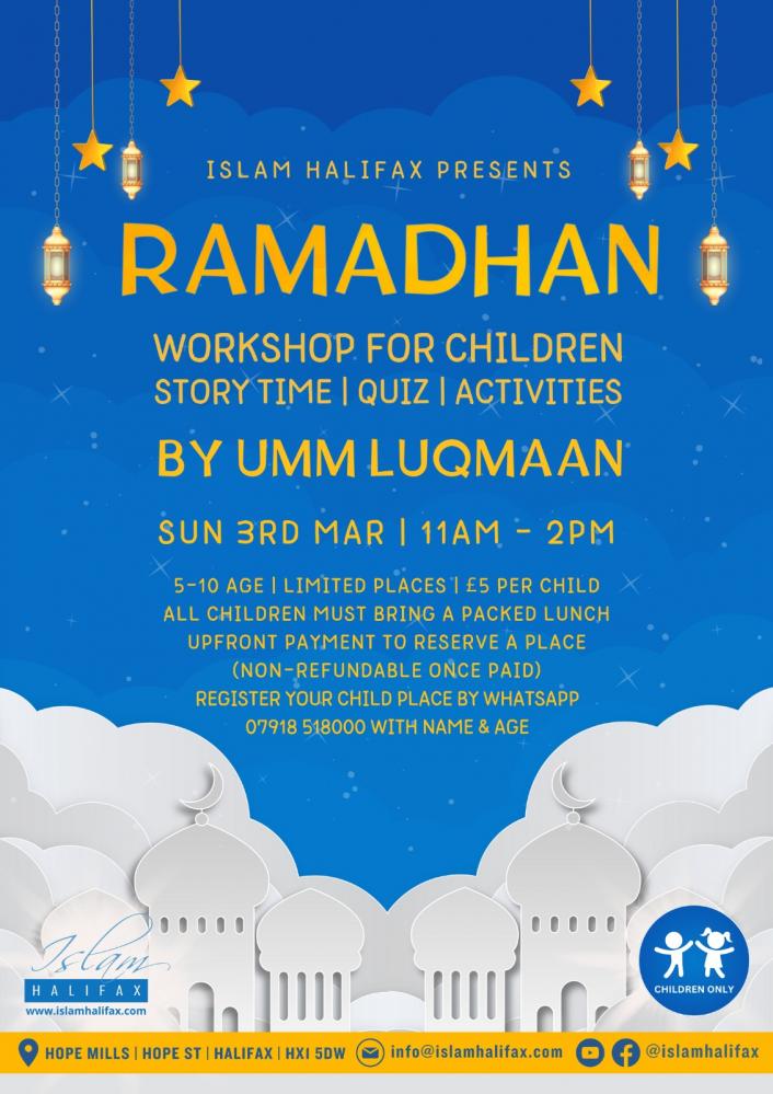 RAMADHAN CHILDREN WORKSHOP