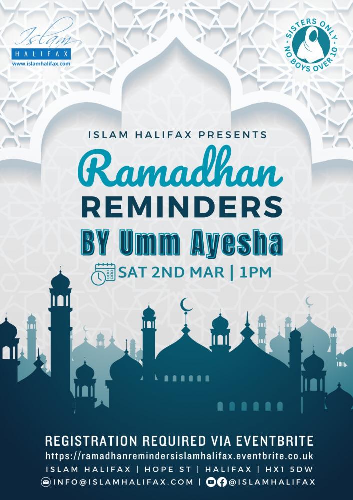 RAMADHAN REMINDERS