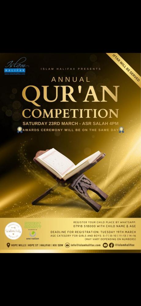 Annual 2024 Quran Competition 