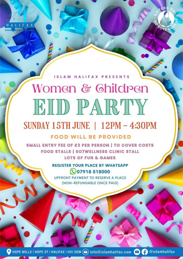 Ladies and children Eid Party